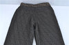 Authentic FENDI Zucca Pants Canvas USA Size 26inches Brown Black J2893