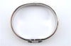 Authentic HERMES Bangle ClicH Silver Yellow J2911