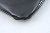 Authentic GIVENCHY Enamel Clutch Hand Bag Pouch Purse Black J2922