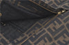 Authentic FENDI Zucca Skirt Canvas USA Size 28 inch Brown Black J2929