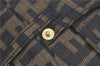 Authentic FENDI Zucca Skirt Canvas USA Size 28 inch Brown Black J2929