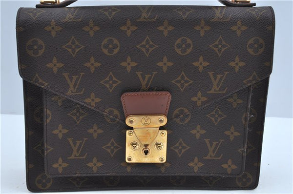 Authentic Louis Vuitton Monogram Monceau 2Way Shoulder Hand Bag M51185 LV J2931