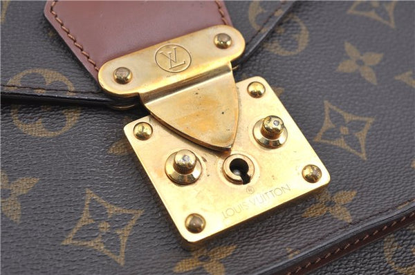 Authentic Louis Vuitton Monogram Monceau 2Way Shoulder Hand Bag M51185 LV J2931