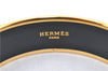 Authentic HERMES Email GM Bangle Grapes Motif Gold Green  J2937