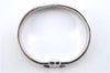 Authentic HERMES Bangle ClicH Silver Yellow J2938