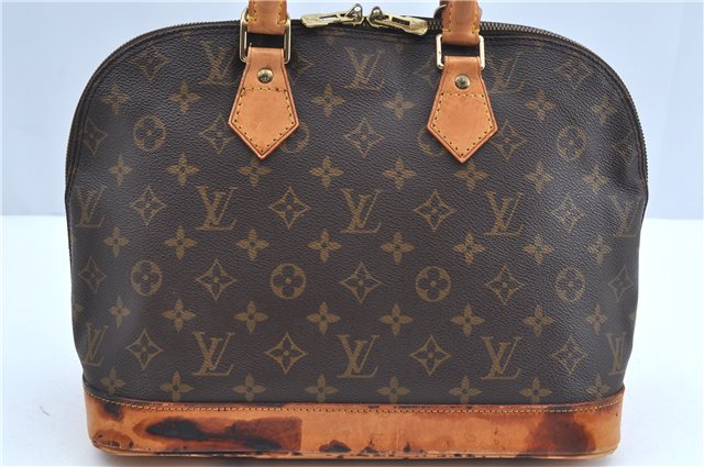 Authentic Louis Vuitton Monogram Alma Hand Bag Purse M51130 LV J2946