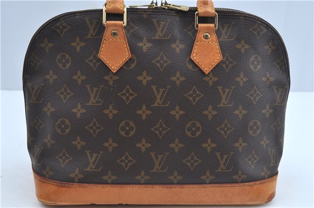 Authentic Louis Vuitton Monogram Alma Hand Bag Purse M51130 LV J2946