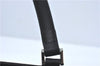 Authentic BURBERRY Vintage Leather Hand Bag Purse Black J2989
