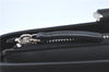 Authentic BURBERRY Vintage Leather Hand Bag Purse Black J2989