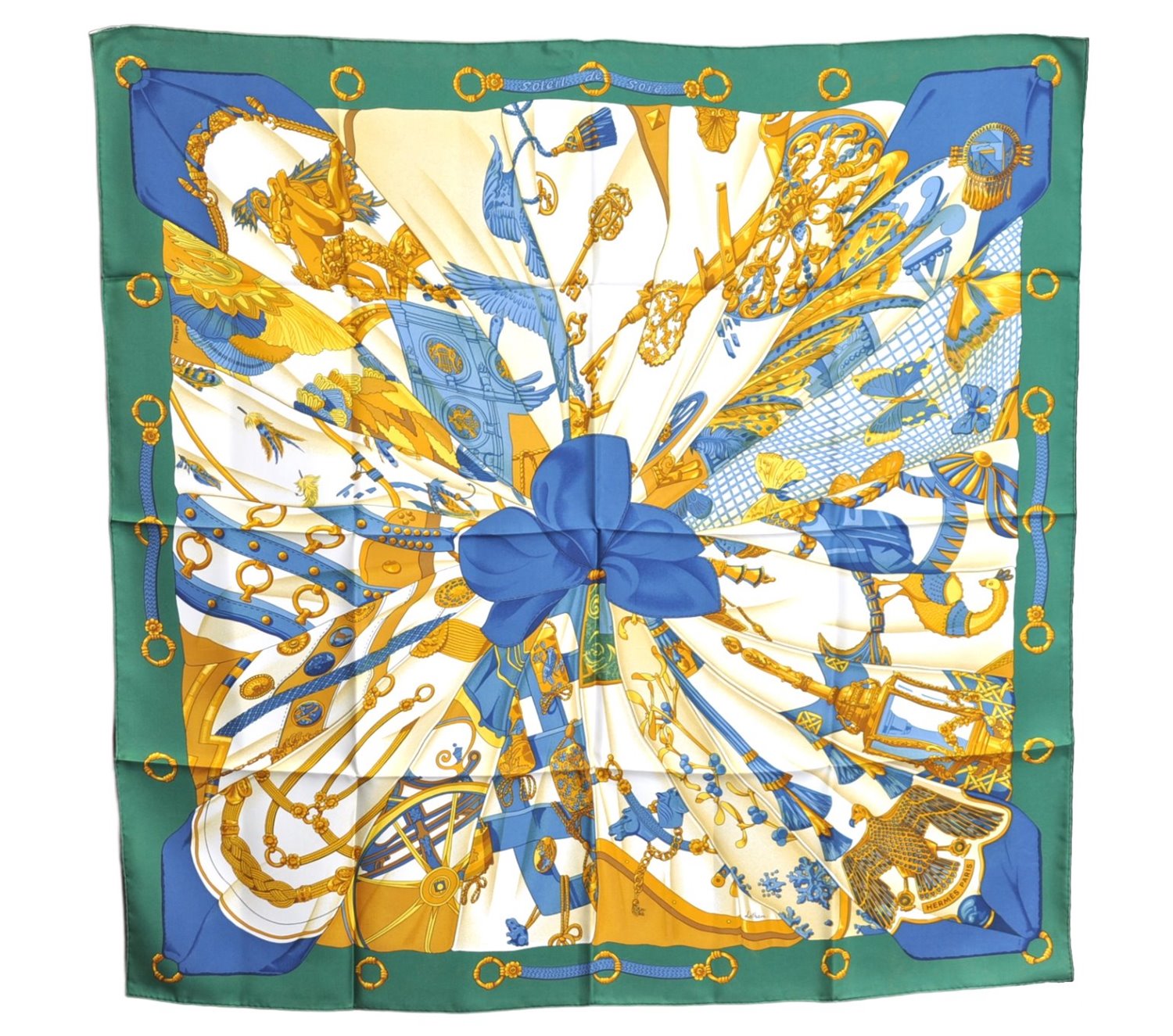 Authentic HERMES Carre 90 Scarf 