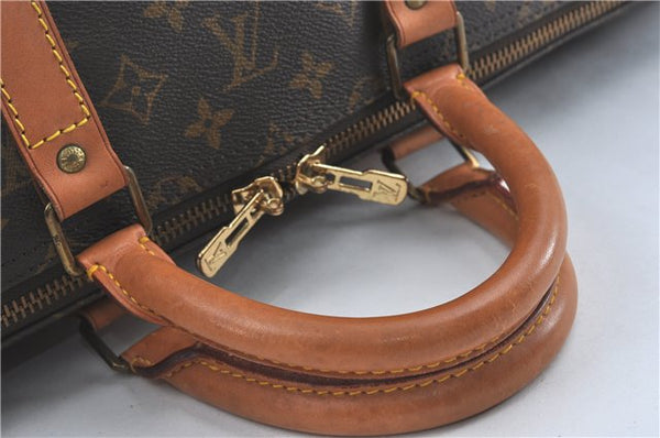 Authentic Louis Vuitton Monogram Keepall 55 Travel Boston Bag M41424 LV J3082