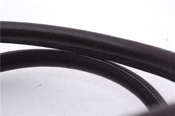 Authentic GUCCI Guccissima Abbey Hand Boston Bag GG Leather 130942 Brown J3199