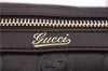 Authentic GUCCI Guccissima Abbey Hand Boston Bag GG Leather 130942 Brown J3199