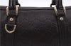 Authentic GUCCI Guccissima Abbey Hand Boston Bag GG Leather 130942 Brown J3199