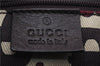 Authentic GUCCI Guccissima Abbey Hand Boston Bag GG Leather 130942 Brown J3199