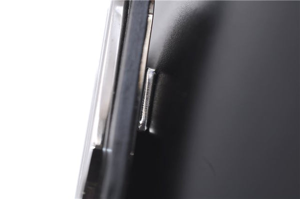 Authentic GUCCI Vintage Agenda Notebook Cover Leather 0312091 Black Box J3202