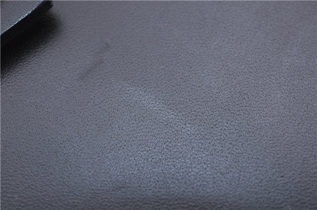 Authentic GUCCI Vintage Agenda Notebook Cover Leather 0312091 Black Box J3202