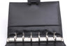 Authentic GUCCI Vintage Agenda Notebook Cover Leather 0312091 Black Box J3202