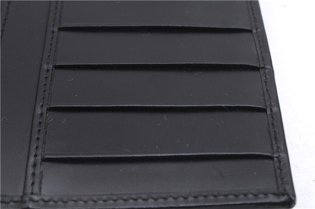 Authentic GUCCI Vintage Agenda Notebook Cover Leather 0312091 Black Box J3202