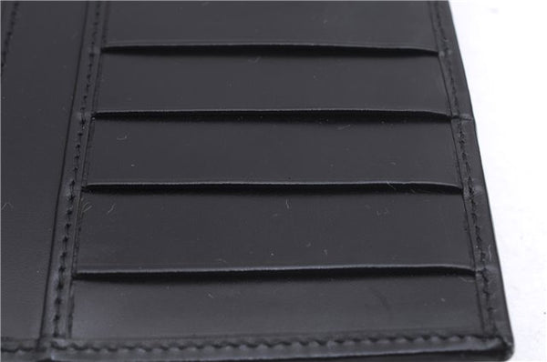 Authentic GUCCI Vintage Agenda Notebook Cover Leather 0312091 Black Box J3202