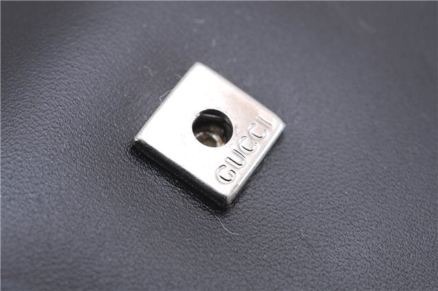 Authentic GUCCI Vintage Agenda Notebook Cover Leather 0312091 Black Box J3202