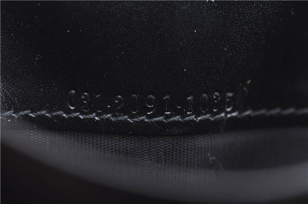 Authentic GUCCI Vintage Agenda Notebook Cover Leather 0312091 Black Box J3202