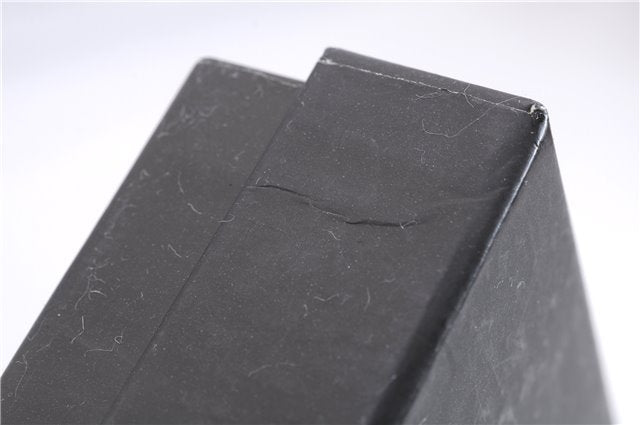 Authentic GUCCI Vintage Agenda Notebook Cover Leather 0312091 Black Box J3202