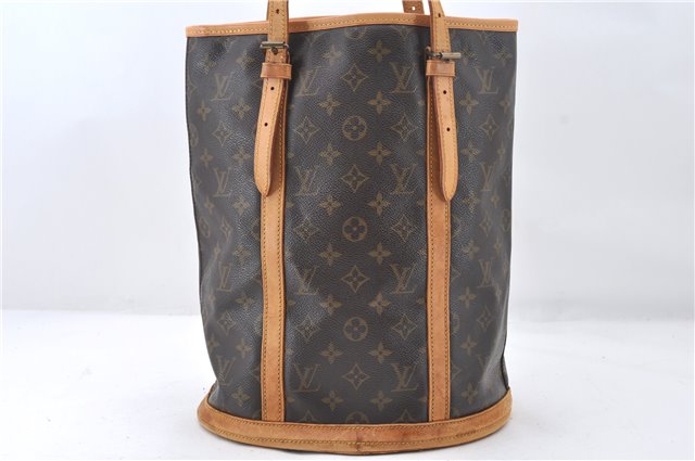 Authentic Louis Vuitton Monogram Bucket GM Shoulder Tote Bag M42236 LV J3223