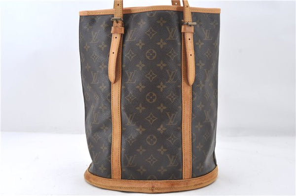 Authentic Louis Vuitton Monogram Bucket GM Shoulder Tote Bag M42236 LV J3223