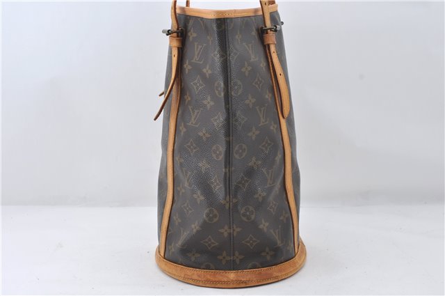 Authentic Louis Vuitton Monogram Bucket GM Shoulder Tote Bag M42236 LV J3223
