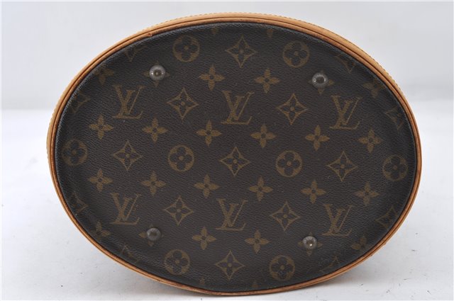 Authentic Louis Vuitton Monogram Bucket GM Shoulder Tote Bag M42236 LV J3223