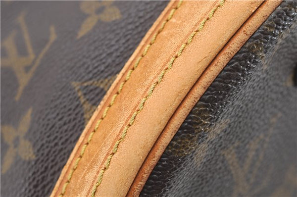 Authentic Louis Vuitton Monogram Bucket GM Shoulder Tote Bag M42236 LV J3223