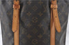 Authentic Louis Vuitton Monogram Bucket GM Shoulder Tote Bag M42236 LV J3223