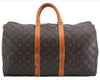 Authentic Louis Vuitton Monogram Keepall 45 Travel Boston Bag M41428 LV J3233