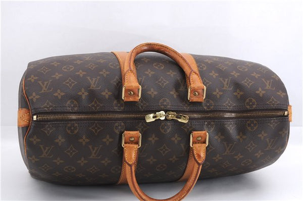 Authentic Louis Vuitton Monogram Keepall 45 Travel Boston Bag M41428 LV J3233