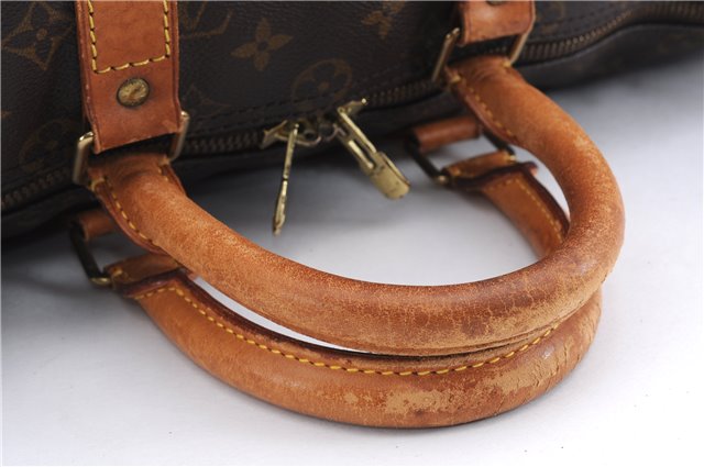 Authentic Louis Vuitton Monogram Keepall 45 Travel Boston Bag M41428 LV J3233