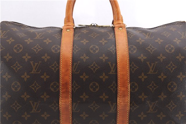 Authentic Louis Vuitton Monogram Keepall 45 Travel Boston Bag M41428 LV J3233