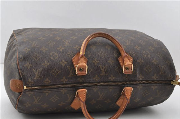 Authentic Louis Vuitton Monogram Speedy 40 Hand Boston Bag M41522 LV J3238