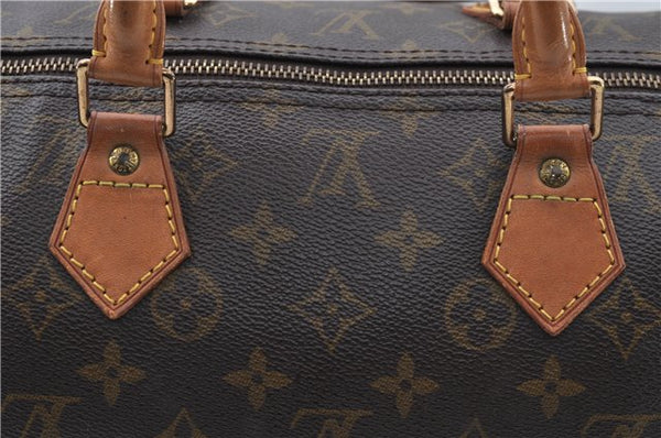 Authentic Louis Vuitton Monogram Speedy 40 Hand Boston Bag M41522 LV J3238