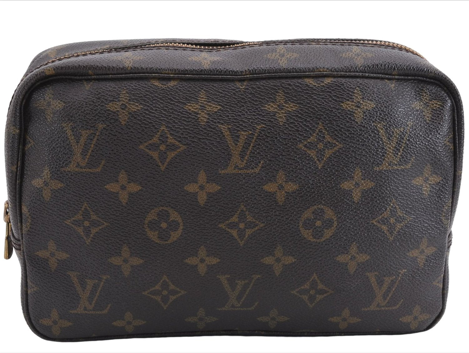 Auth Louis Vuitton Monogram Trousse Toilette 23 Clutch Hand Bag M47524 LV J3243