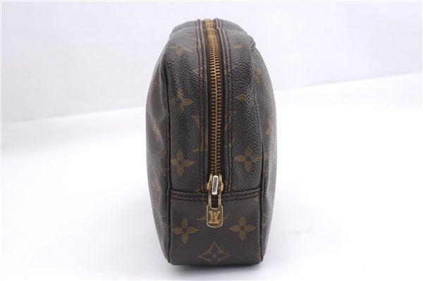 Auth Louis Vuitton Monogram Trousse Toilette 23 Clutch Hand Bag M47524 LV J3243