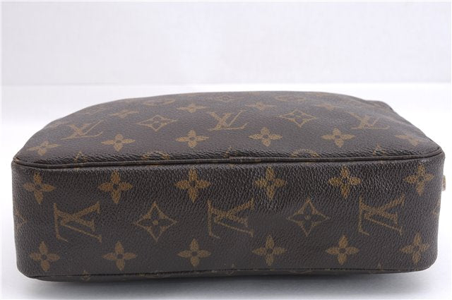 Auth Louis Vuitton Monogram Trousse Toilette 23 Clutch Hand Bag M47524 LV J3243