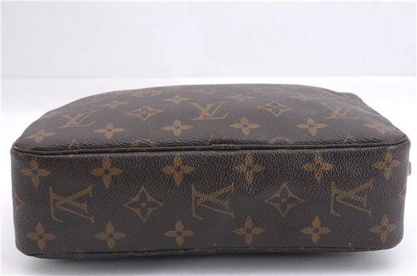 Auth Louis Vuitton Monogram Trousse Toilette 23 Clutch Hand Bag M47524 LV J3243