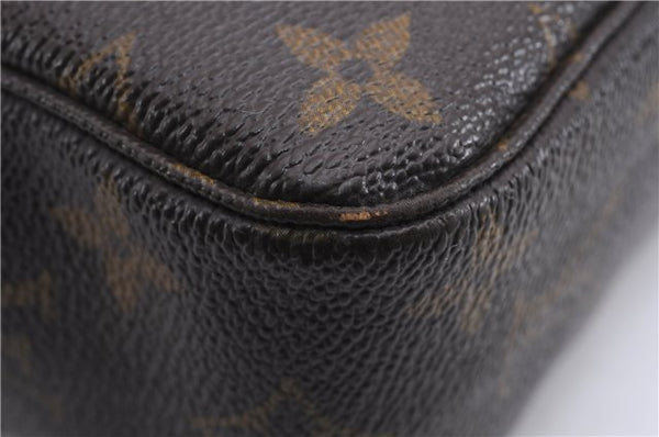Auth Louis Vuitton Monogram Trousse Toilette 23 Clutch Hand Bag M47524 LV J3243