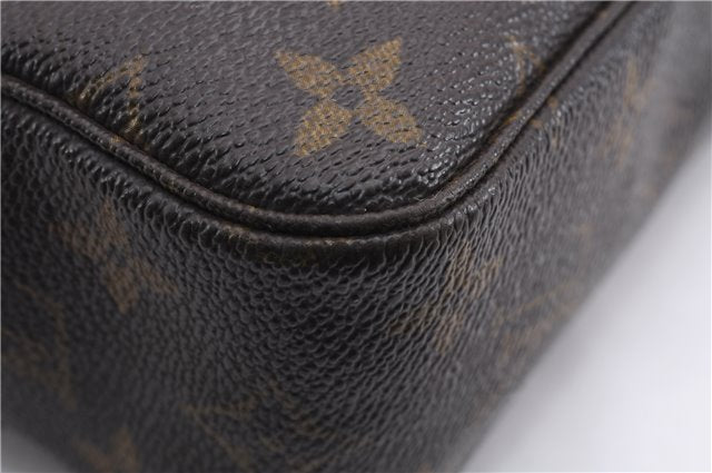 Auth Louis Vuitton Monogram Trousse Toilette 23 Clutch Hand Bag M47524 LV J3243