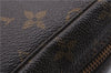 Auth Louis Vuitton Monogram Trousse Toilette 23 Clutch Hand Bag M47524 LV J3243
