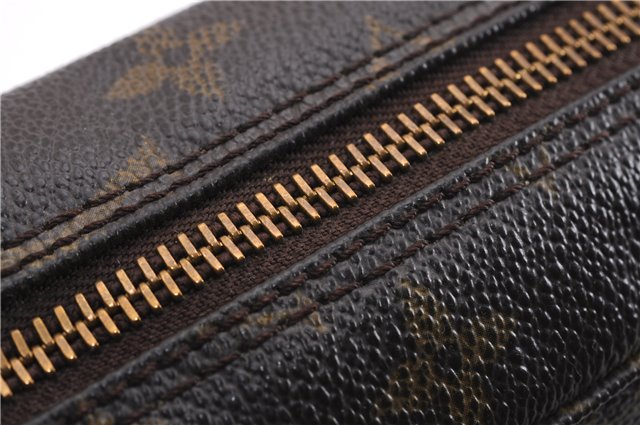 Auth Louis Vuitton Monogram Trousse Toilette 23 Clutch Hand Bag M47524 LV J3243