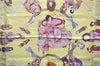 Authentic HERMES Carre 90 Scarf "HELLO DOLLY" Silk Orange Yellow J3253