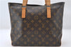Authentic Louis Vuitton Monogram Cabas Piano Shoulder Tote Bag M51148 Box J3263