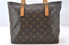 Authentic Louis Vuitton Monogram Cabas Piano Shoulder Tote Bag M51148 Box J3263